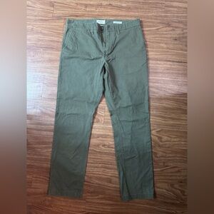 Goodfellow & Co Men's Khaki Green Chinos 34x32